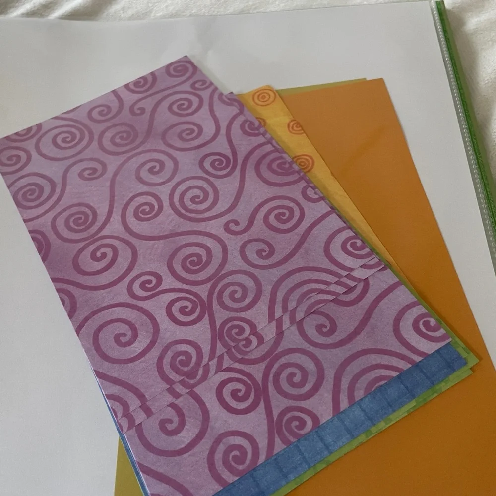 Assortment of Scrapbooking items